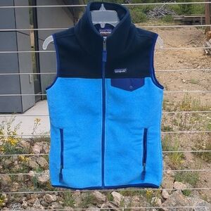 Patagonia Women's Two-Tone Blue Fleece Vest
